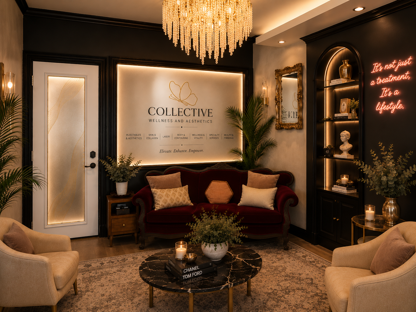 Collective Beauty Lounge interior