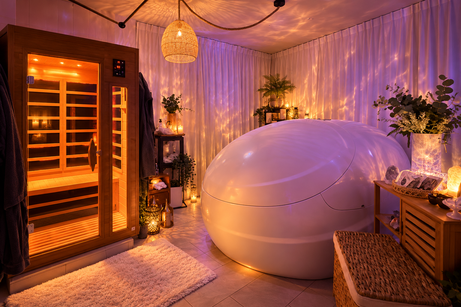 Red Light & Infrared Sauna
